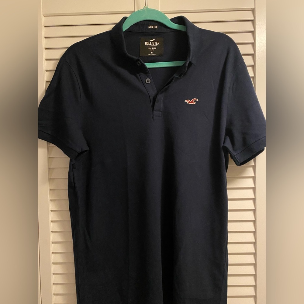 Hollister men polo shirt, size M